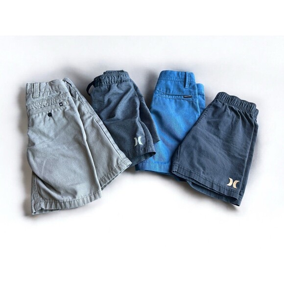 Boys Size 4 Short Lot Volcom Hurley Chino and Board Shorts Set of 4 - Picture 4 of 16